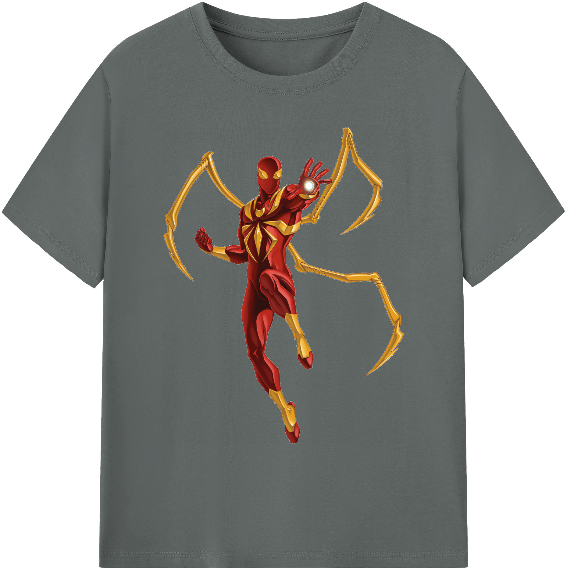 （画像用） Spider Man スパイダーマン 綿100％ メンズ半袖Tシャツ｜肌触りやわらか＆通気性